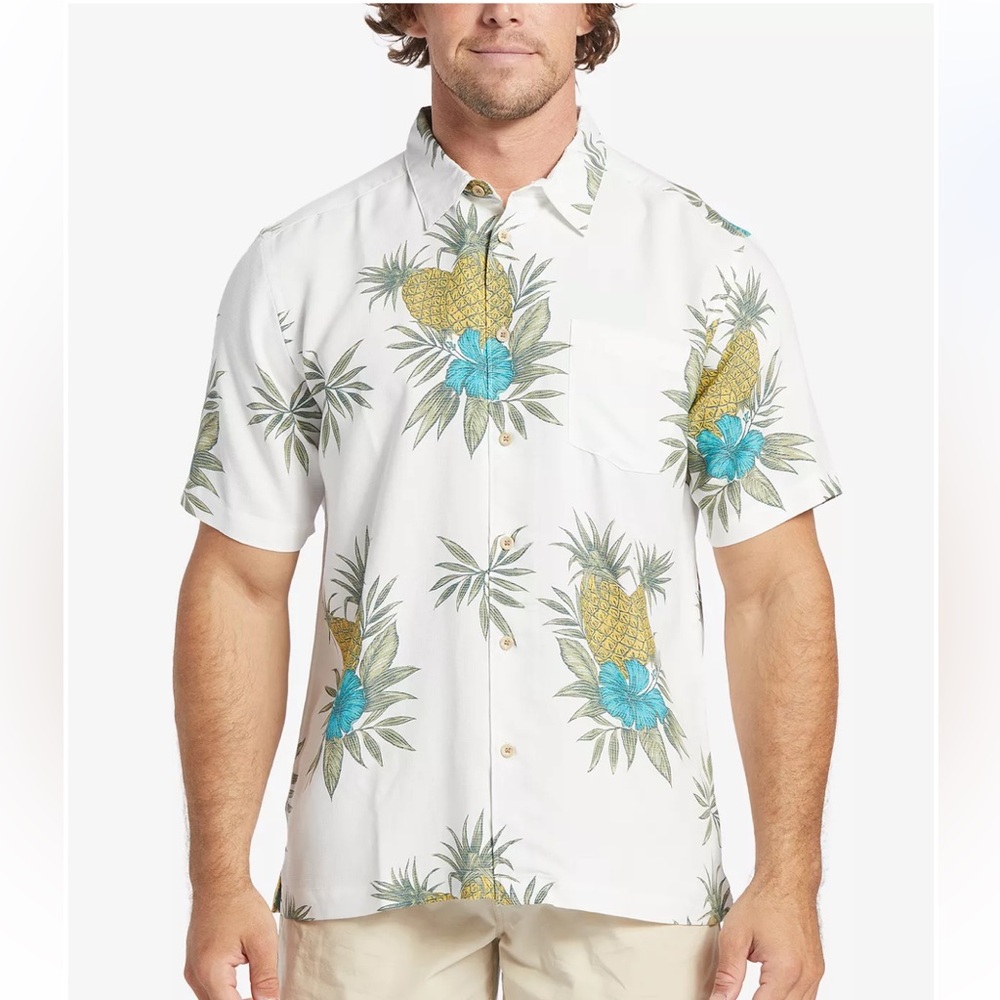 Quiksilver Waterman Men's Short-Sleeve Field Work Shirt XXL